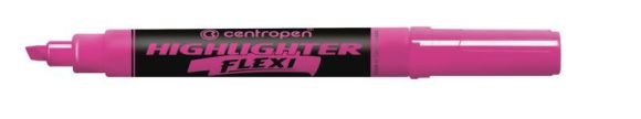 Zvýrazňovač Centropen 8542 Flexi růžová