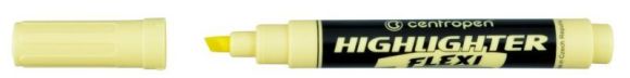 Zvýrazňovač  Centropen flexi pastel soft  8542 žlutý