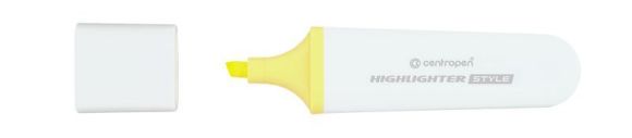 Zvýrazňovač  Centropen Style 6252 pastel Žlutý