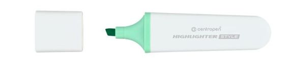 Zvýrazňovač  Centropen Style 6252 pastel Zelený