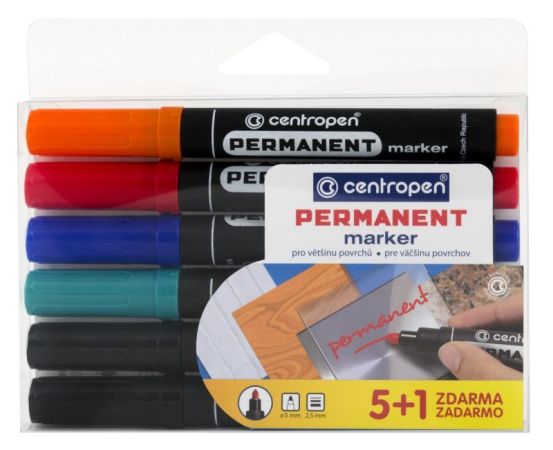 Značkovač Centropen 8566 5+1 sada