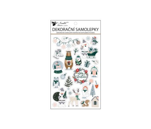 Samolepky pop up zima