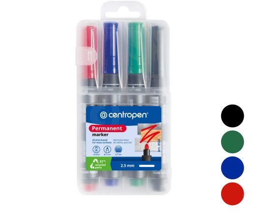 Popisovač CENTROPEN 8566/4 sada Popisovač CENTROPEN 8566/4 sada