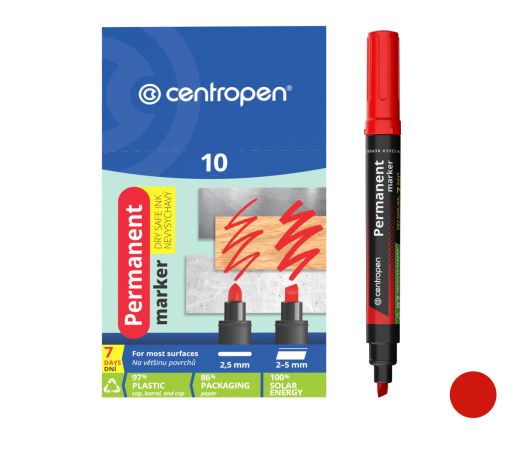 Popisovač CENTROPEN 8516/8506 červený Popisovač CENTROPEN 8516/8506 červený