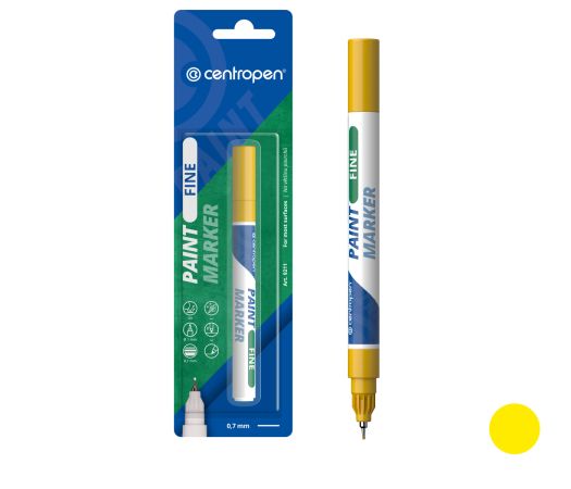 Popisovač CENTROPEN 9211 žlutý LAKOVÝ Popisovač CENTROPEN 9211 žlutý LAKOVÝ