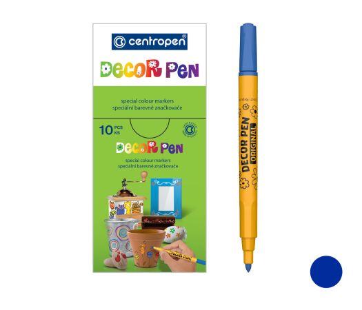 Popisovač CENTROPEN 2738 DECORPEN, modrý