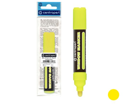 Popisovač CENTROPEN 9121 žlutý KŘÍDOVÝ Popisovač CENTROPEN 9121 žlutý KŘÍDOVÝ
