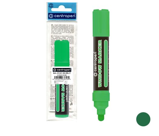 Popisovač CENTROPEN 9121 zelený KŘÍDOVÝ Popisovač CENTROPEN 9121 zelený KŘÍDOVÝ