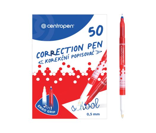 Zmizík CENTROPEN s korektorem 3649 trojhranný Zmizík CENTROPEN s korektorem 3649 trojhranný