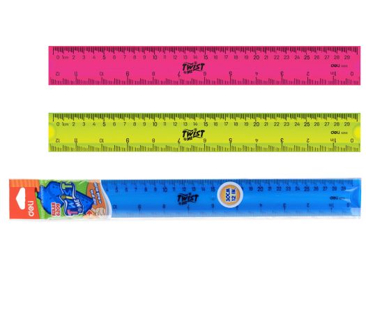 Pravítko ohebné 30cm DELI E6209 mix