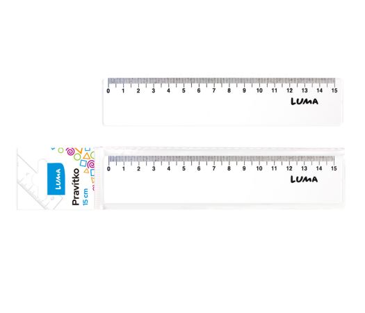 Pravítko 15cm LUMA Pravítko 15cm LUMA