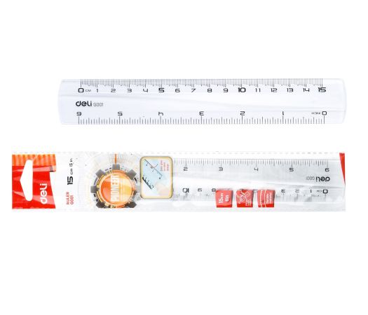 Pravítko 15cm DELI EG00112