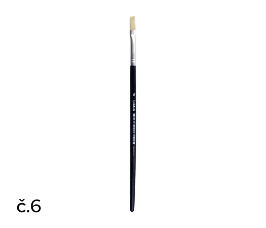 Štětec plochý č. 6 LUMA Štětec plochý č. 6 LUMA