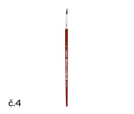 Štětec kulatý č. 4 LUMA Štětec kulatý č. 4 LUMA