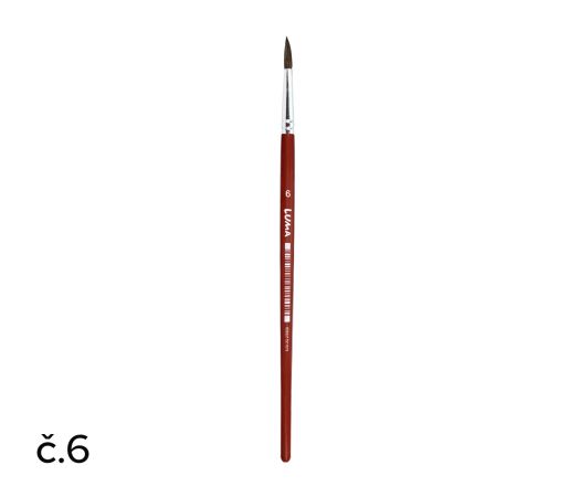 Štětec kulatý č.  6 LUMA