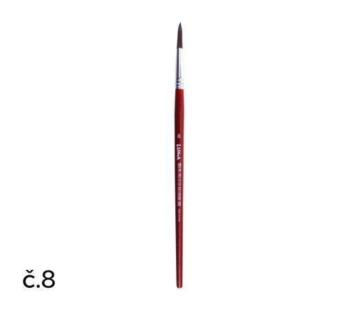 Štětec kulatý č.  8 LUMA