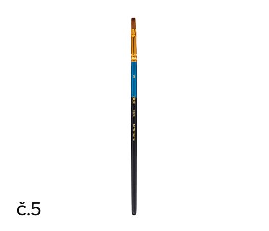 Štětec syntetický plochý č. 5 DELI EC409-5 Štětec syntetický plochý č. 5 DELI EC409-5