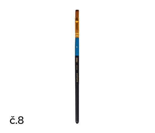 Štětec syntetický plochý č. 8 DELI EC409-8 Štětec syntetický plochý č. 8 DELI EC409-8