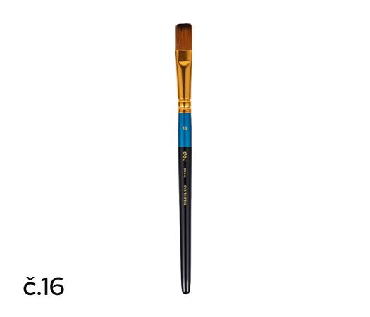 Štětec syntetický plochý č. 16 DELI EC409-16 Štětec syntetický plochý č. 16 DELI EC409-16