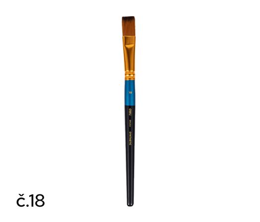 Štětec syntetický plochý č. 18 DELI EC409-18