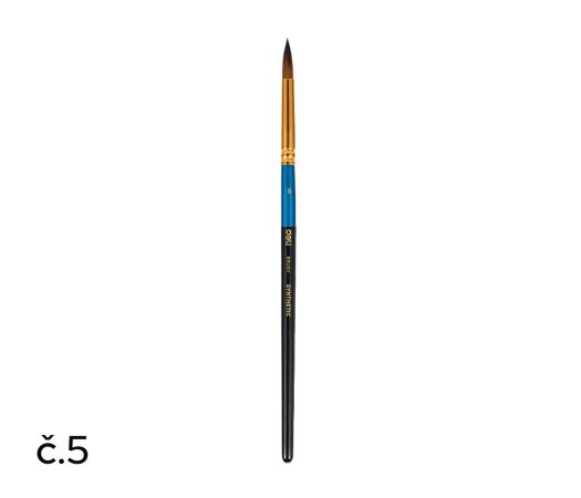 Štětec syntetický kulatý č.  5 DELI EC408-5