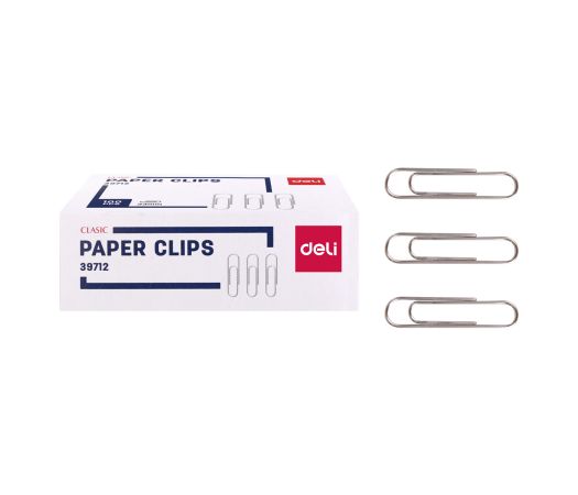 Sponky kancelářské 33mm 100ks DELI E39712 Sponky kancelářské 33mm 100ks DELI E39712