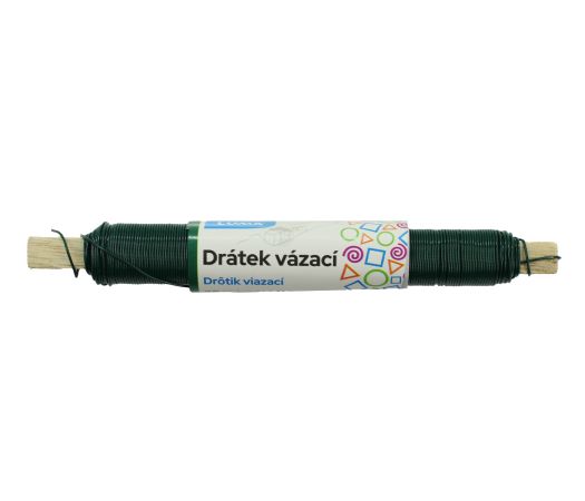 Drátek vázací ZELENÝ LUMA