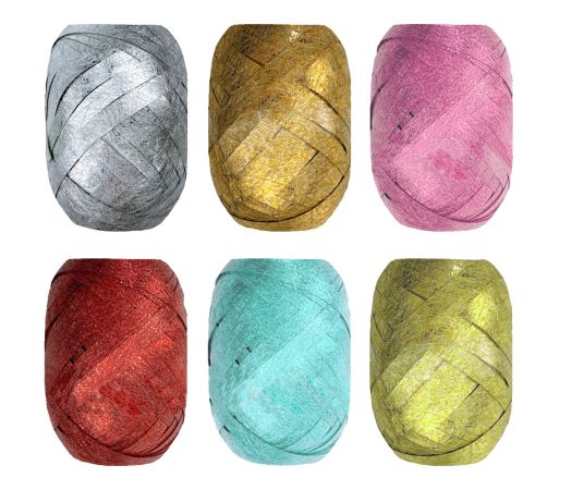 Stuha vázací 10m metal ražba LUMA mix Stuha vázací 10m metal ražba LUMA mix