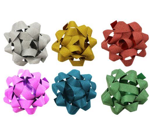 Rozeta 9cm glitr LUMA mix Rozeta 9cm glitr LUMA mix