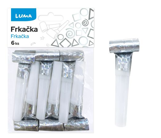 Frkačka 6ks holografická STŘÍBRNÁ LUMA