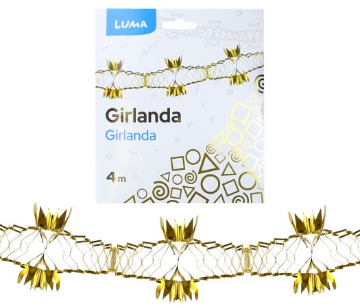 Girlanda 4m zlatá LUMA Girlanda 4m zlatá LUMA