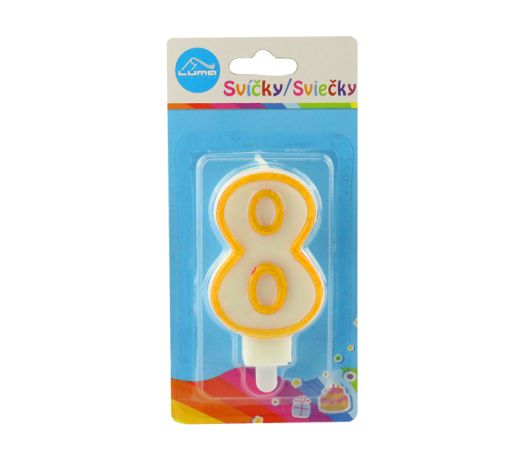 Svíčka č. 8 ZLATÁ LUMA Svíčka č. 8 ZLATÁ LUMA