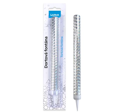 Fontána 18cm stříbrná LUMA Fontána 18cm stříbrná LUMA