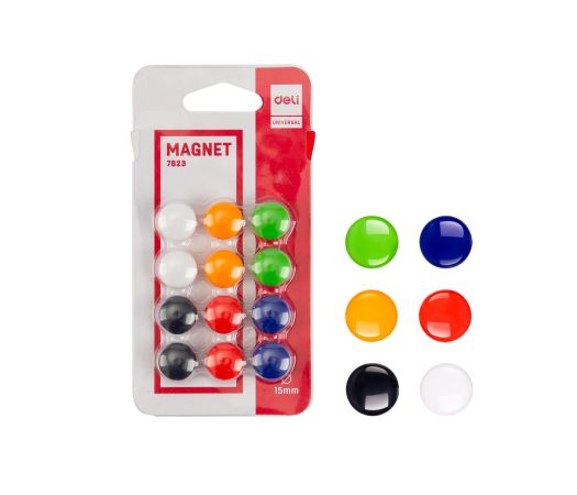 Magnet 15mm 12ks DELI E7823 Magnet 15mm 12ks DELI E7823