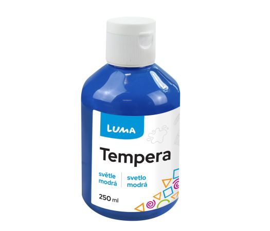 Barvy temperové LUMA 250ml modrá světle