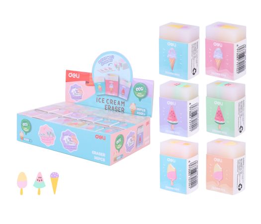 Guma mazací ICE CREAM DELI EH301 mix Guma mazací ICE CREAM DELI EH301 mix