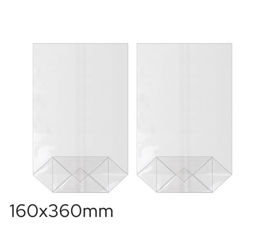 Sáček celofán 160 x 360mm, křížové dno LUMA Sáček celofán 160 x 360mm, křížové dno LUMA