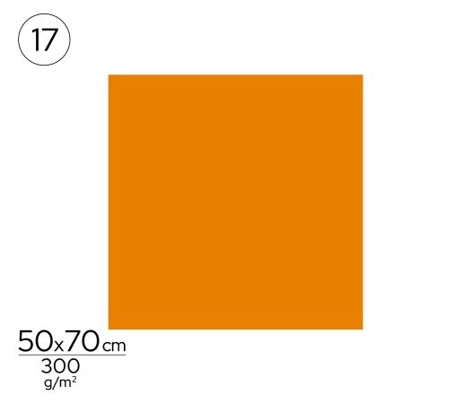 Papír barevný 50 x 70cm oranžový Papír barevný 50 x 70cm oranžový