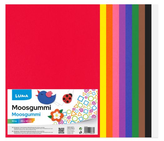 MOOSGUMMI A4 mix LUMA, 10ks MOOSGUMMI A4 mix LUMA, 10ks