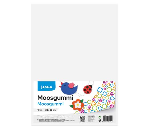 MOOSGUMMI A4 bílá LUMA, 10ks MOOSGUMMI A4 bílá LUMA, 10ks
