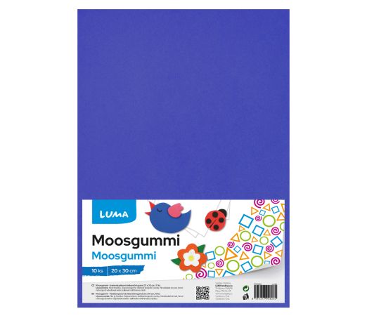 MOOSGUMMI A4 modrá LUMA, 10ks MOOSGUMMI A4 modrá LUMA, 10ks