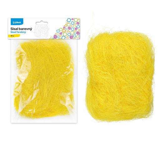 Sisal žlutý 30g LUMA Sisal žlutý 30g LUMA