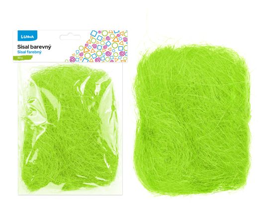 Sisal zelený 30g LUMA Sisal zelený 30g LUMA