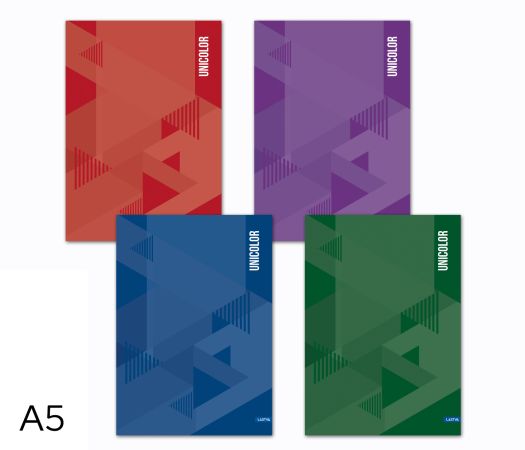 Kniha záznamová A5 linka 160l Unicolor mix Kniha záznamová A5 linka 160l Unicolor mix