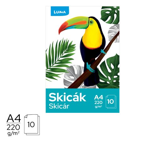 Skicák A4 10l LUMA Skicák A4 10l LUMA