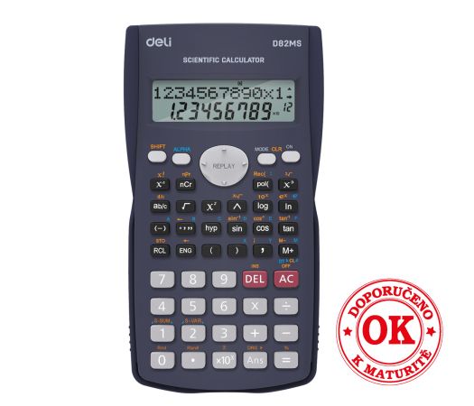Kalkulačka vědecká DELI ED82MS Kalkulačka vědecká DELI ED82MS