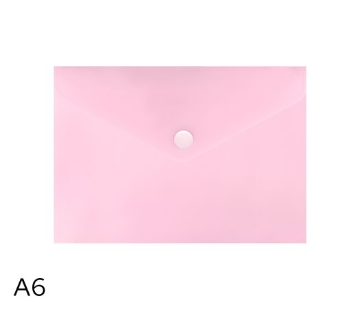 Obal spisový s klopou a drukem A6 pastel LUMA, fialový Obal spisový s klopou a drukem A6 pastel LUMA, fialový