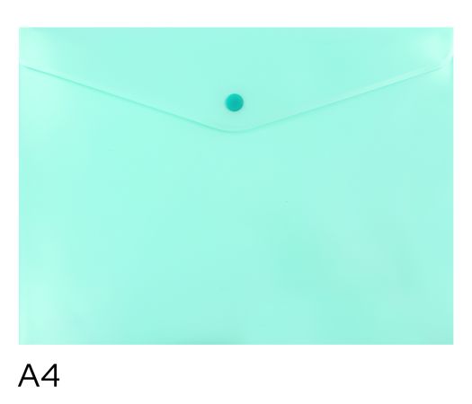 Obal spisový s klopou a drukem A4 pastel LUMA, zelený Obal spisový s klopou a drukem A4 pastel LUMA, zelený