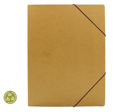 Desky na spisy s gumou A4, 3 klopy ECO LUMA kraft Desky na spisy s gumou A4, 3 klopy ECO LUMA kraft