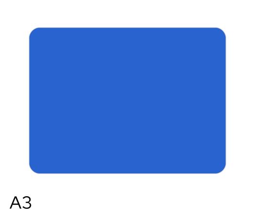 Podložka modelovací A3 modrá